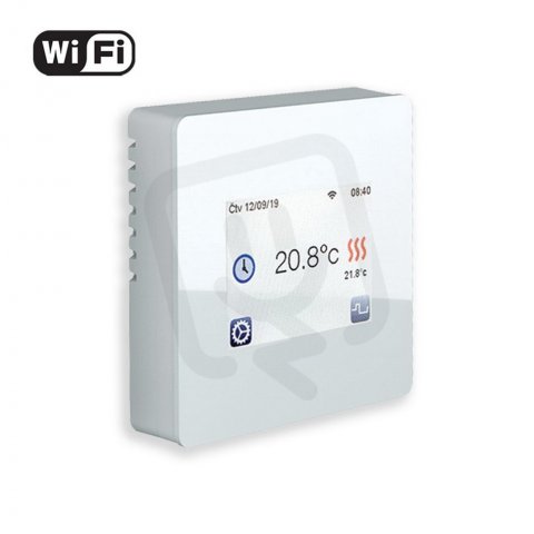 Termostat TFT Wifi (white) Programovatelný s Wifi připojením Fenix 4200143