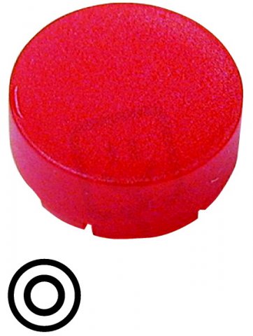 Eaton M22-XDLH-R-X0 Čočky do prosvětlených tlačítek, zvýšená, STOP, červená O