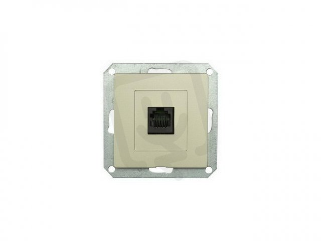 Zásuvka komunikační 8 pin KAT. 6 PREMIUM 1 PC/6 M-P GREENLUX GXKP249