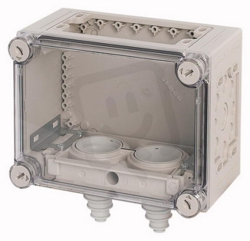 Eaton 76893 Skříňka KST s kabelovou přírubou, 375x250x150, 2 x 14-54 KST34-125