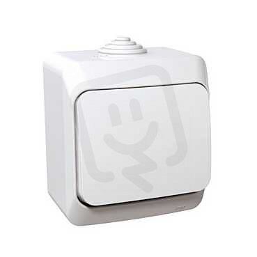 Schneider WDE000511 Ovládač tlačítkový ř.1/0, bílý