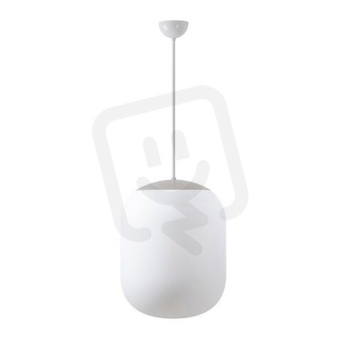 Závěsné svítidlo se skleněným stínidlem OSMONT TANIA S2 23W IP40 E27 bílá