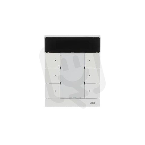 ABB KNX Tenton prvek ovládací 6nás s ovládáním HVAC studio bílá SBR/U6.0.1-84