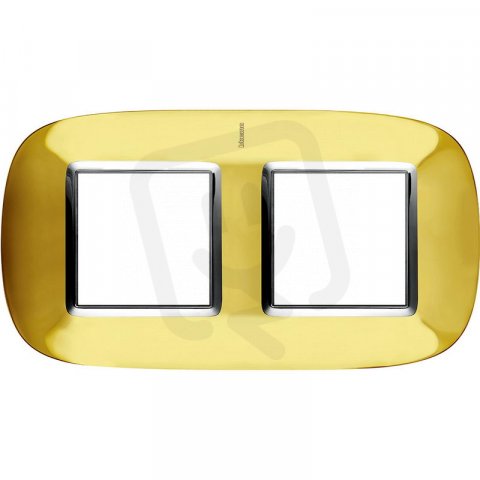Legrand HB4802/2OR BTAX Rámeček2+2 ZLATO LESKLÉ