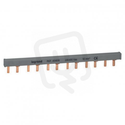 HŘEBEN KOLÍKOVÝ 2P 12MODULOVÝ 10MM2 LEGRAND 404938