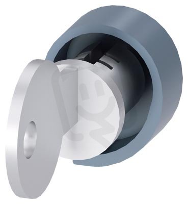 SIEMENS 3VW9727-0VL10 Cylindrická vložka pro ruční pohon, typ Ronis, pro 3VA27