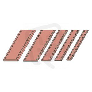 Gewiss GW45557 CVX 630K Pásový vodič pár CU, 400A 30x5mm L=1750mm