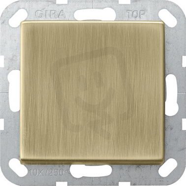 Tlačítkový spínač Vyp/Přep System 55 bronz GIRA 0126603
