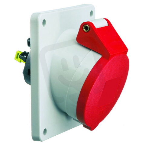 Zásuvka vestavná 16A 5p 400V IP44 6h Quick-Connect BALS 12805