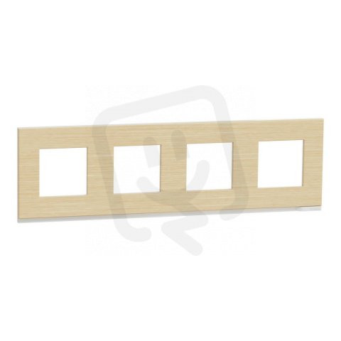 Unica Pure Krycí rámeček čtyřnásobný, Nordic Wood SCHNEIDER NU600883
