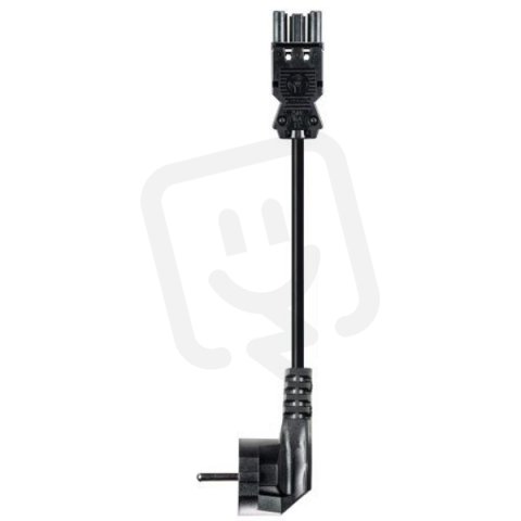 kabel přívodní CZ vidlice - gesis, 3-pól, 3*1,5mm2, délka 3m, černý