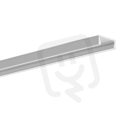 LED hliníkový profil KLUŚ MICRO-PLUS stříbrná 3m /C2966ANODA_3m/ A02966A_3