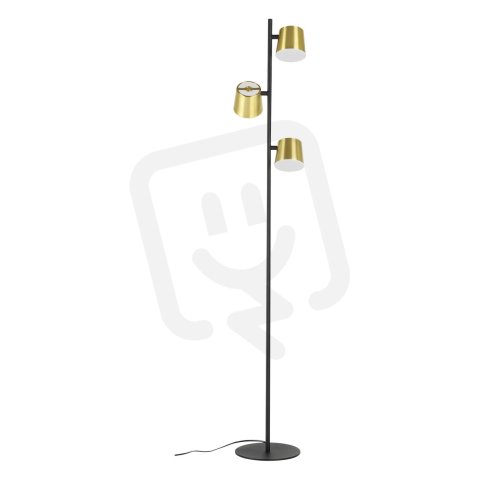 Stojací svítidlo ALTAMIRA 3xGU10 černá/mosaz 13,8W IP20 EGLO 39987
