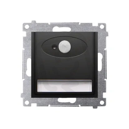 LED osvětlení s pohybovým senzorem 230V, 1.2 W, 4200 K, černá matná. DOSCB.01/49