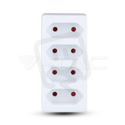 2 Ways Adapter With Earthing Contact 10A