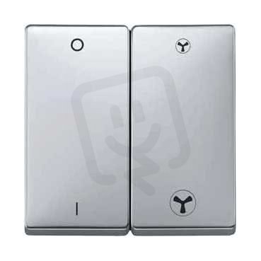 Schneider MTN411960 Kolébkový spínač,dvousegmentový pro spínač VMC,S-Design,alu