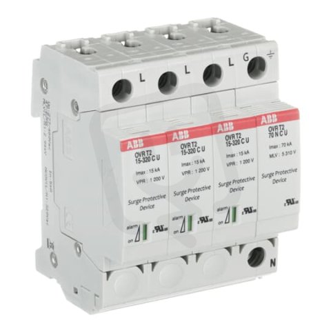 OVR T2 15-150 C U Přepěťová ochrana T2 L1 ABB 2CTB802348R2500