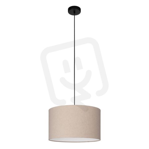 Závěsné svítidlo FENIGLIA E27 černá/přírodní 1X40W EGLO 900859
