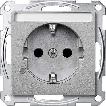 Schneider MTN2303-0460 Zásuvka 250V/16A s bočními zemnícími kontakty