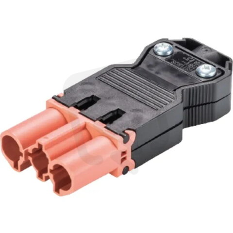 vidlice na kabel, 3-pól, šroubové svorky, gesis, červená WIELAND 92.932.3653.0