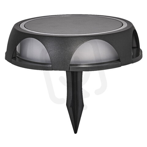 LEDVANCE Endura Style Solar Utili Round Wall and Ground Dark Gray