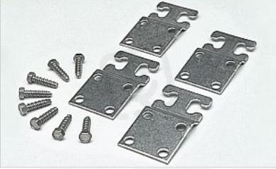 Závěsy montážní ARIA kovové nerez sada 4ks ABB 831000