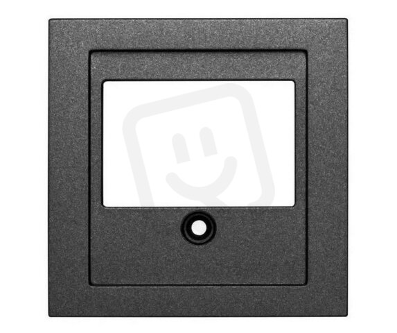 Kryt telefonní TDO nebo reproduktorové zásuvky, antracit SCHRACK EV114007--