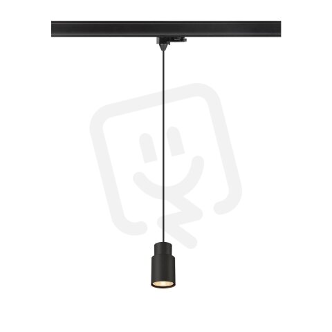 PURI 2.0 Tube, 3~ závěsné světlo, GU10, délka závěsu 200 cm, 1x max. 6W, černá