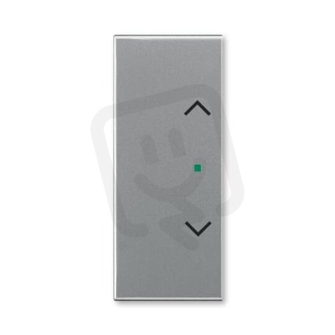 "ABB Time 6220E-A02002 36 Kryt 2násobný levý/pravý symbol žaluzie"" ocelová"