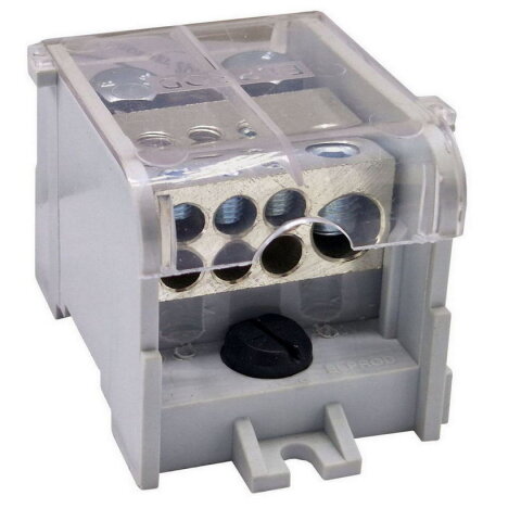 Distribuční blok DTB 120/50+6x16 šedý ELEKTRO BEČOV UB12050A21