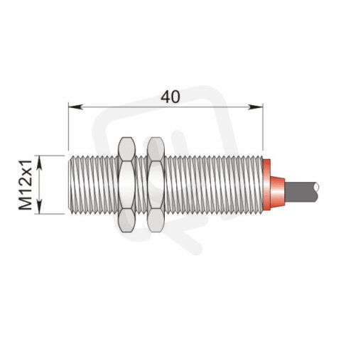 Válcový magnetický senzor AECO SMC-12S