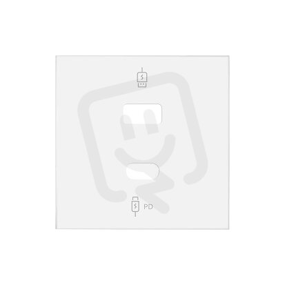 Kryt 1 násobný k USB nabíječce 1 násobné