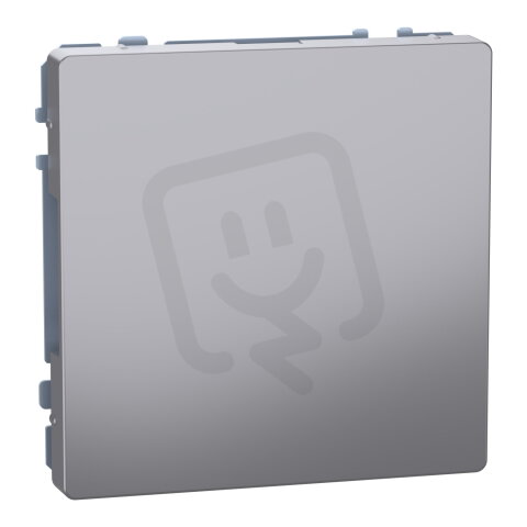 Záslepka, Merten System D, stainless steel, termoplast barvený MEG4075-6036