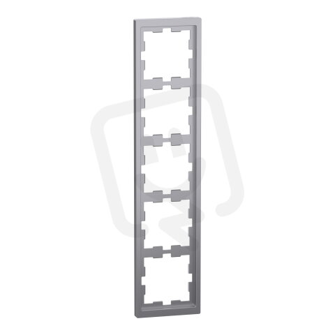 Rámeček Merten D-Life, pětinásobný, stainless steel, plast MEG4050-6536