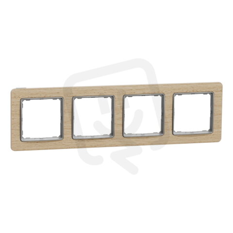 Rámeček čtyřnásobný Bříza,Sedna Design/Elements SCHNEIDER SDD380804U