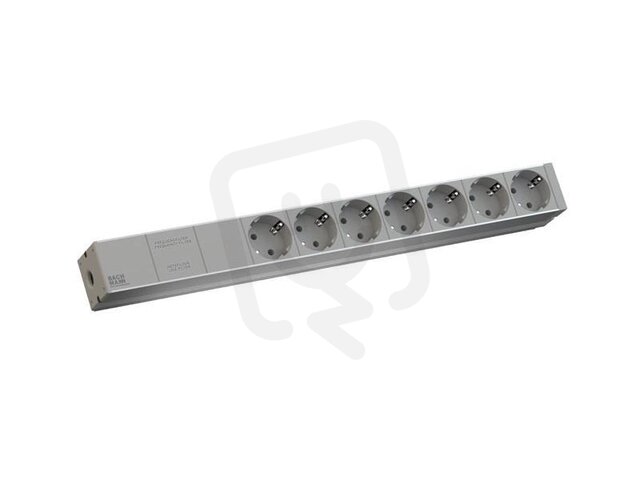 Bachman 333.406 19'' 1U 7xCEE7/3 1xfilter power 2,0m CEE7/7