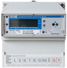 E477 Elektroměr AMT B03-OA4TH x/5 A CZ CEJCH, 1 sazbový