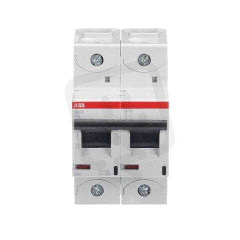 S802S-K32 jistič 2p char. K 32A s klecovou svorkou Icu 50kA ABB 2CCS862001R0537