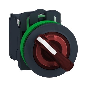 Ovl. Otočný prosvětlený, Ru 2 pozice pevné, 120V AC/DC SCHNEIDER XB5FK124G5