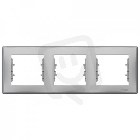Sedna Rámeček trojnásobný, Aluminium SCHNEIDER SDN5800660