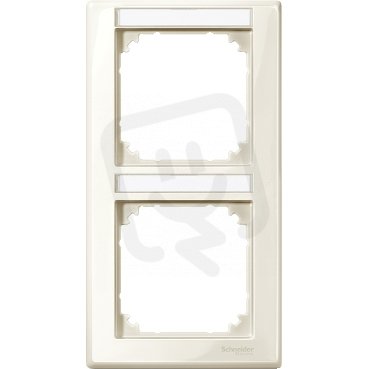 Merten Rámeček dvojnásobný vertikální M-Smart White Cream SCHNEIDER MTN470244