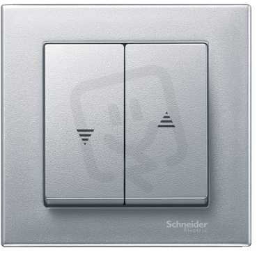 Merten Kryt ovládače žaluzií, System M, Aluminium SCHNEIDER MTN435560