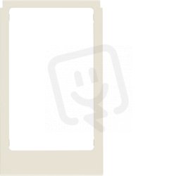 Designový rám pro KNX Touch Control 3,5, velký otvor, ostré hrany, krémová, lesk