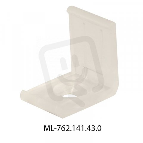 Plastový transparentní úchyt k profilu RS, RD  MCLED ML-762.141.43.0
