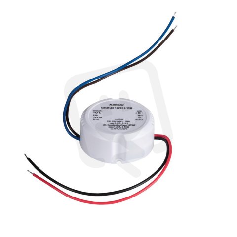 Elektronický napěťový transformátor CIRCO LED 12VDC 0-15W 24241 Kanlux