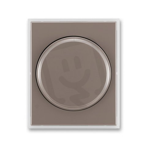 Kryt stmívače s otočným ovládáním 3294E-A00123 26 lungo/mléčná bílá Time ABB