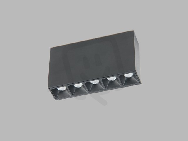 Svítidlo LINEAR ON 5, B DIM 10 3000K STROPNÍ ČERNÉ LED2 1251133D