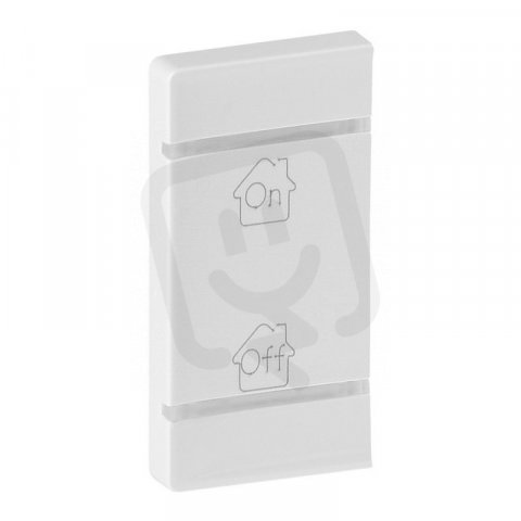 VALENA LIFE KRYT PRO MYHOME_UP SYMBOL ON/OFF LEVÝ 1MODULOVÝ BÍLÝ LEGRAND 755565