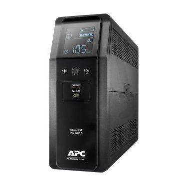 Back UPS Pro BR 1200VA Sinewave,8 Outlets AVR LCD interface SCHNEIDER BR1200SI