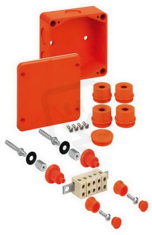 Kabelový rozbočovací box WKE 1-5x2,5mm2 oranžová IP54 E30-E90 SPELSBERG 86010301